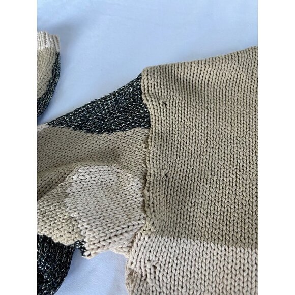 Zadig & Voltaire SZ S Master Camo Knit Mesh Sweater Asymmetrical NWOT - Picture 9 of 16